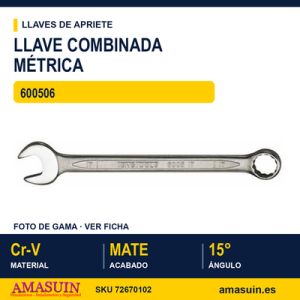 Llave Combinada métrica 600506 - 6MM