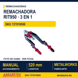 Remachadora Combinada 3 en 1 RIT950