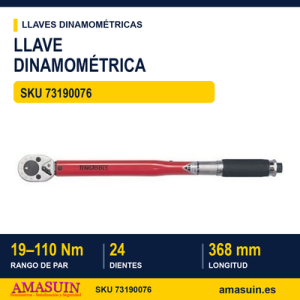 Llave dinamométrica de disparo con carraca 3892AG-E3
