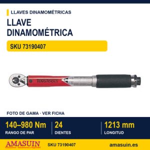 Llave Dinamométrica de Disparo con Carraca 3492AG-E2