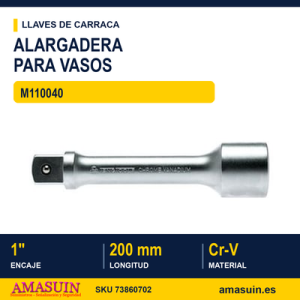 Alargadera 1" M110040 - 200 mm