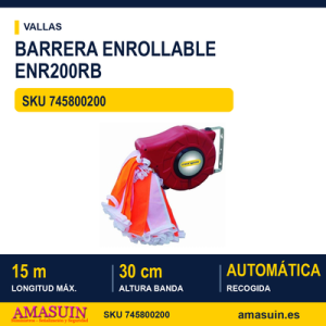 Barrera Balizamiento Enrollable ENR200RB