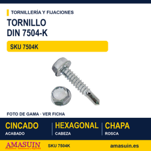 Tornillo autoperforante DIN 7504-K Cincado