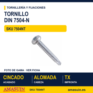 Tornillo autoperforante DIN 7504-N Cincado TX