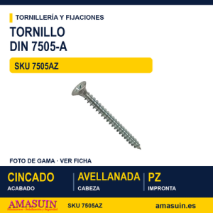 Tornillo DIN 7505-A Cincado PZ