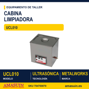Cabina Limpiadora Ultrasónica Digital UCL010
