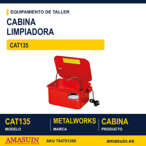 Tanque o Cabina Limpiadora CAT135