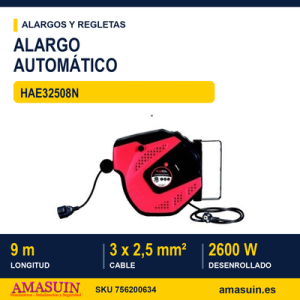 Alargo Automático HAE32508N 9m. 2600w.