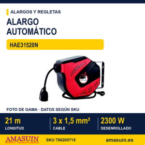 Alargo Automático HAE31520N 21m. 2300w.