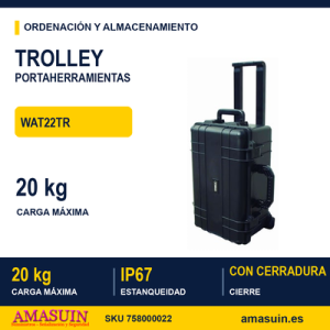 Trolley Portaherramientas WAT22TR - 20 kg carga max