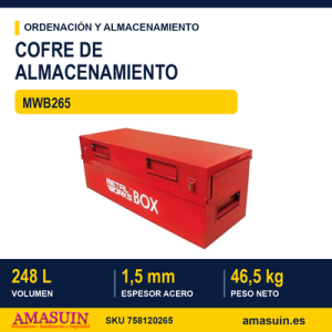Cofre Herramientas Acero MWB265.