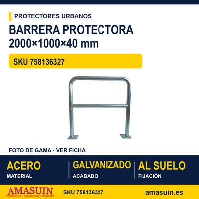 Protector 2000x1000x40mm Galvanizado 1 Protector 2000x1000x40mm Galvanizado
