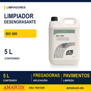 Limpiador Desengrasante BIO S80 - 5L Universal.