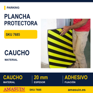 Plancha Ignífuga A/N 1000x700x20mm. Parking.