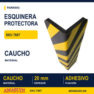 Esquinera Ignífuga A/N 700x300x20mm. Parking.