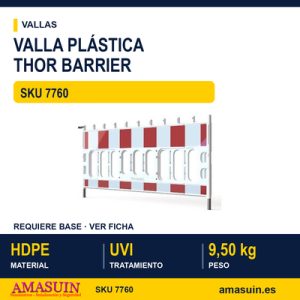 Valla Plástico Thor Barrier.