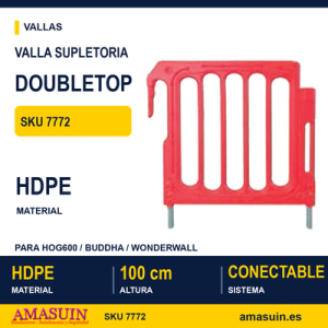 Valla Plástico Doubletop.