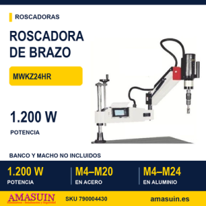 Roscadora Eléctrica Brazo MWKZ24HR.