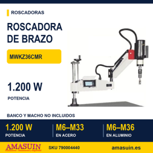 Roscadora Eléctrica Brazo MWKZ36CMR.