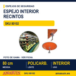 Espejo Interior Recintos 80cm.