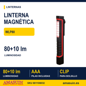 Linterna Magnética POCKET LAMP WLP80 - LED