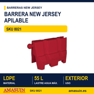 Barrera New Jersey Apilable