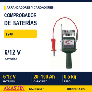 Comprobador Baterías Telwin T200.