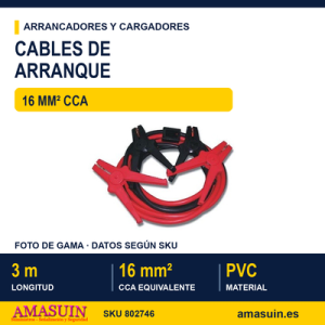 Cable Arrancador Vehículos Ø16mm.