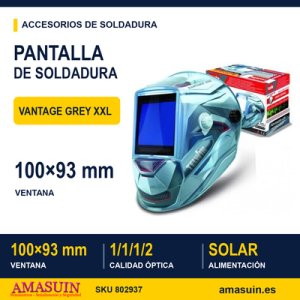 Pantalla Soldadura Vantage Grey XXL Automática.