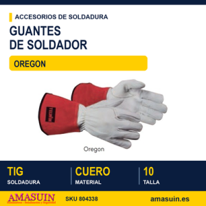 Guante Soldador Oregon para Soldadura TIG.
