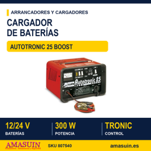 Cargador Baterías AutoTronic 25 Boost.