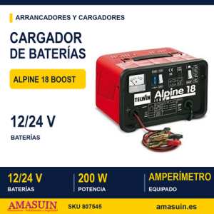 Cargador Baterías Alpine 18 Boost.