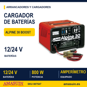 Cargador Baterías Alpine 30 Boost.