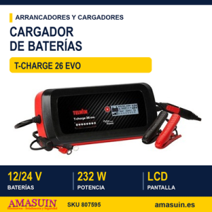 Cargador Baterías T-Charge 26 EVO.