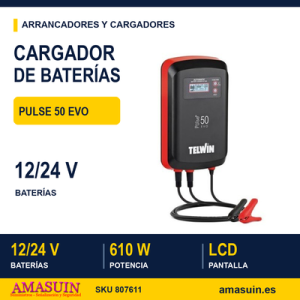 Cargador Baterías Pulse 50 EVO.