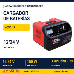 Cargador Baterías Nova 15.