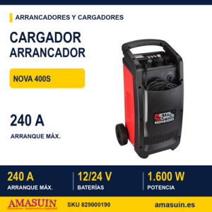 Cargador Arrancador Nova 400S.