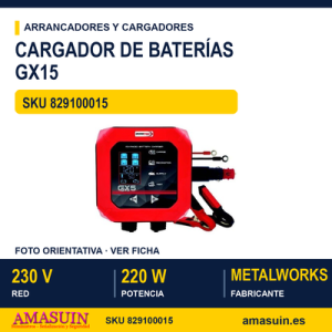 Cargador Baterías GX15.