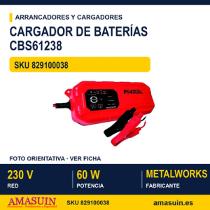 Cargador Baterías CBS61238.