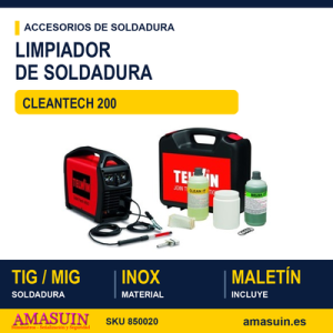 Cleantech 200 Limpiador Soldadura TIG y MIG.