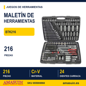 MALETÍN DE HERRAMIENTAS BTK216