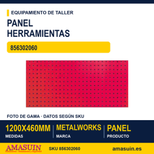 Panel Portaherramientas de 1200x460mm