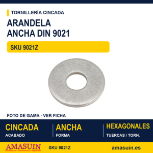 Arandela ancha DIN 9021 / ISO 7093 Cincada