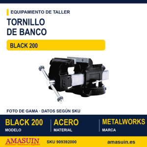 Tornillo de Banco Serie Black 200