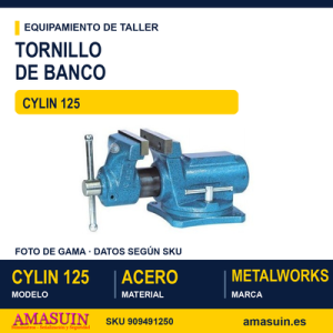 Tornillo de Banco Cilíndrico Serie Cylin 125