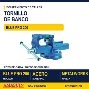 Tornillo de Banco Serie Blue Pro 200