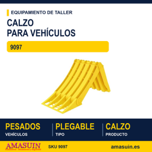 Calzo Plástico Plegable Vehículos Pesados