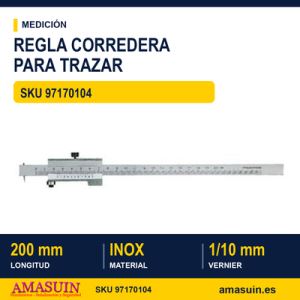 Regla Corredera 200mm