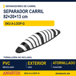 Separador Carril Loop 82x20x13cm