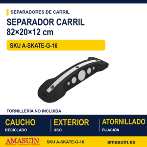Separador Carril Skate 82x20x12cm
